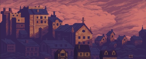 Environment design for transylvania inspired town